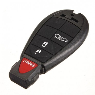 4 Button Key Remote Keyless Entry Uncut Blade For Dodge Chrysler