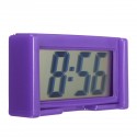 4 Colors Automotive Digital Car LCD Clock Self-Adhesive Stick On Time Portable