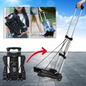 40kg Portable Foldable Folding Luggage Shopping Trolley Transport Sack Hand Cart