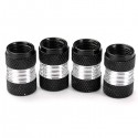 4PCS Aluminum Alloy Car Wheel Tire Valve Stem Caps Dust Covers