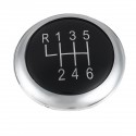 6 Speed Gear Shift Knob Cap Chrome Badge Emblem Trim For VW Passat B6 B7 CC