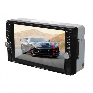 6.6 Inch Touch Screen 2 Din Car FM Radio SD TF MP5 Stereo Player bluetooth Camera