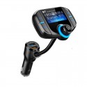 BT70 Car FM Transmitter bluetooth Player Support TF Card With QC3.0 Fast Charger