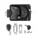 Black RV Keyless Entry Door Lock Latch Handle Knob Deadbolt Camper Trailer