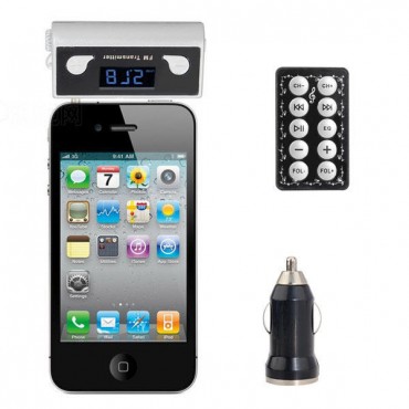 Built-in Battery 3.5 audio Car Fm Transmitter for IPhone