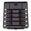 CS-579B3 10 Way Blade Fuse Box Holder with LED Warning Light for Car Marine Trike 12V 24V