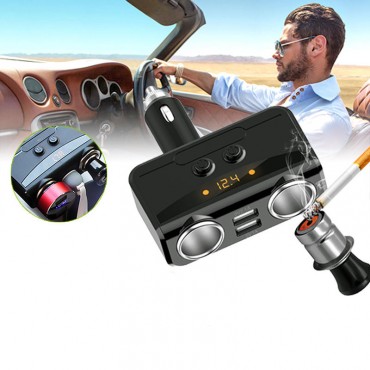 Car Ci garette Lighter Double USB Charger Without Ci garette Butts