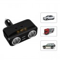 Car Ci garette Lighter Double USB Charger Without Ci garette Butts