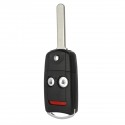 Car Remote Key Flip Fob Shell Case Keyless Entry For Acura Honda