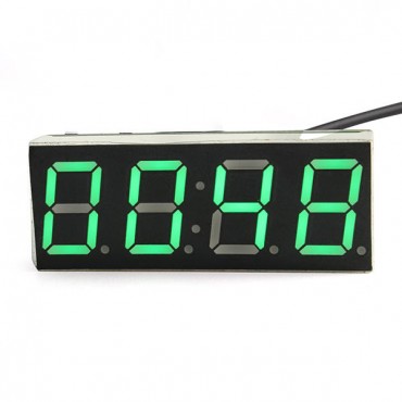 DIY Creative Microcontroller Clock Module With Temperature Date Voltage Measurement