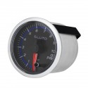 2Inch 52mm 0-10 Bar Oil Pressure Gauge LED Black Face Car Meter With Sensor