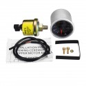 2Inch 52mm 0-10 Bar Oil Pressure Gauge LED Black Face Car Meter With Sensor