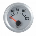 Electrical Water Temp Gauge With White Face Blue LED -Temperature New