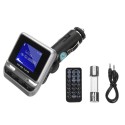 FM12B LCD Screen Wireless FM Transmitter Bluetooth Car MP3 Player Car Kit with USB Charger Support TF Card Line-in AUX