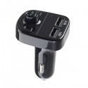 HY-82 Car bluetooth Hands-Free FM Launcher Car MP3 Dual USB Car Charger