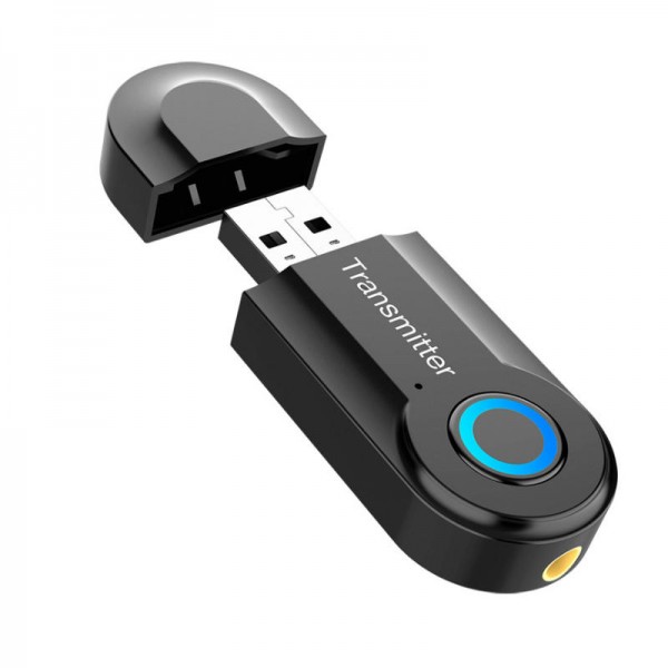 High Fidelity Bluetooth 5.0 Audio Transmitter Free Charging HiFi Sound Quality Blue Indicator