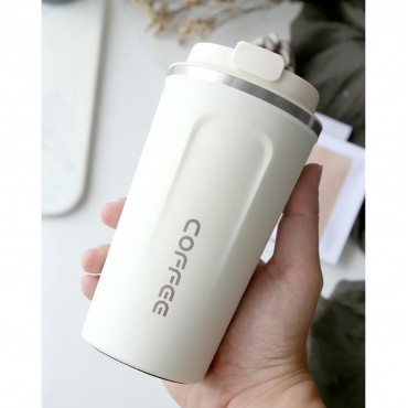 Insulated Tumbler Coffee Travel Mug Vacuum Insulated Coffee Tea Cup Stainless Steel with Screw on Lid Leak Proof Keep Hot Cold