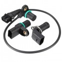 Intake Exhaust Cam Cam Shaft Crankshaft Position Sensor Set For BMW Replacement