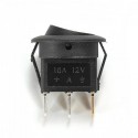 LED Dot Light 12V Car Boat Auto Round Rocker ON OFF SPST Switch