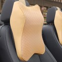 Leather Memory Cotton Foam Car Pillow