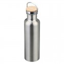 Portable Stainless Steel Water Bottle Bamboo Lid Sports Flasks Leak-proof Travel Cycling 1000ML Camping Bottles BPA Free