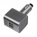 QC3.0 Fast Car Charger Air Purifier Vehicle Air Ionizer Negative Ion Odor Eliminator USB