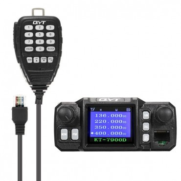 KT-7900D 25W Quad Band 144/220/350/440 MHZ Min Car Mobile Radio
