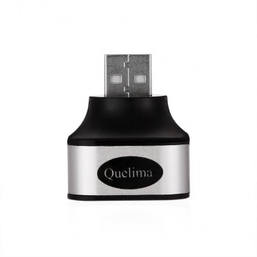 Quelima-68 3 Ports USB 2.0 Rotate HUB Splitter Adapter