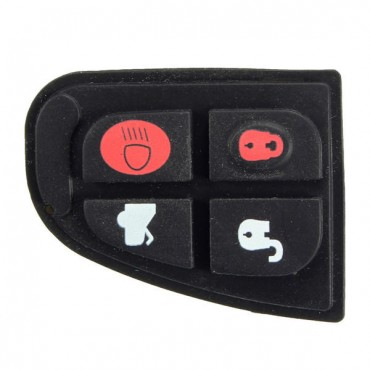 Remote Key Fob Case DIY Repair Kit Rubber Pad Set For Jaguar X Type XF E S 4 BNT