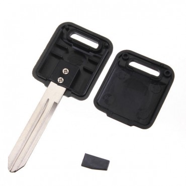 Replacement Chip Key Uncut Ignition Blank Chipped Car Key For Nissan