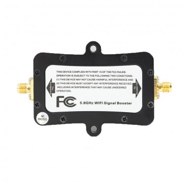 5W 37dBm 5.8G Wireless WIFI 11b/g/n Signal Amplifier Signal Booster for FPV with FCC Certification