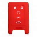 Silicone 5 Button Remote Key Fob Case Cover For Cadillac STS ATS DTS CTS XTS SRX