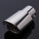 Stainless Steel Car Tail Rear Chrome Round Exhaust Muffler Pipe Tip