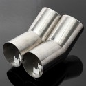 Stainless Steel Trail Rear Exhaust Pipe Muffler For VW Bora Golf Jetta