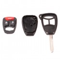 Three Buttons Key Remote Shell Case Cover For Chrysler Dodge Jeep