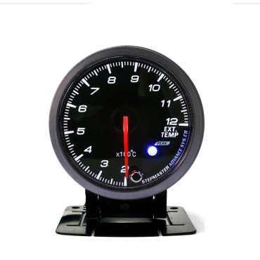 Universal 12V Car Auto 2.5 Inch 60mm LED Exhaust Gas Gauge