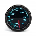 Universal 2'' 52mm 7 Color LED Oil Temp Temperature Gauge Meter & Sensor 12V