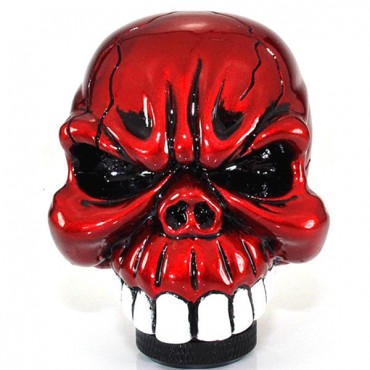 Universal Car Chrome Skull Gear Stick Shift Knob Lever