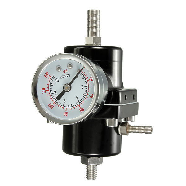 Universal Fuel Pressure Regulator With Gauge 0-140 PSI Adjustable Set