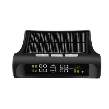 VC611 External Temperature Warning Tire Pressure Monitor System Alarm with Solar Display