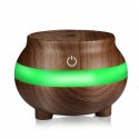 Wood Grain Mini Car Bedroom Humidifier Large Capacity Aromatherapy Machine With USB