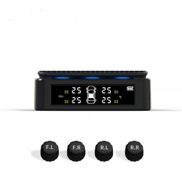 Solar LED Power Car Auto Wireless Tire Pressure Monitor System