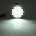 12V 18LED White Round Car Driving Daytime Running Light Fog Light