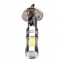 1PCS H1 7.5W COB LED Car Fog Lights DRL Daytime Driving Lamp Bulb with Lens White