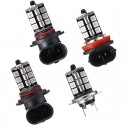 2 Pcs Car LED Fog Lights H7 /H11 /9005 /9006 RGBW Multi-Color 5050 27 SMD Decoration Lamps With Remote Control