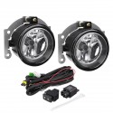 2PCS 12V 55W Front Fog Lights With H11 Bulbs Wiring Kits For Mitsubishi Outlander Sport ASX RVR