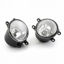 2Pcs Car Fog Light H11 Bulbs Black With Wire Harness Covers Kit For Toyota Tacoma 2012-2015