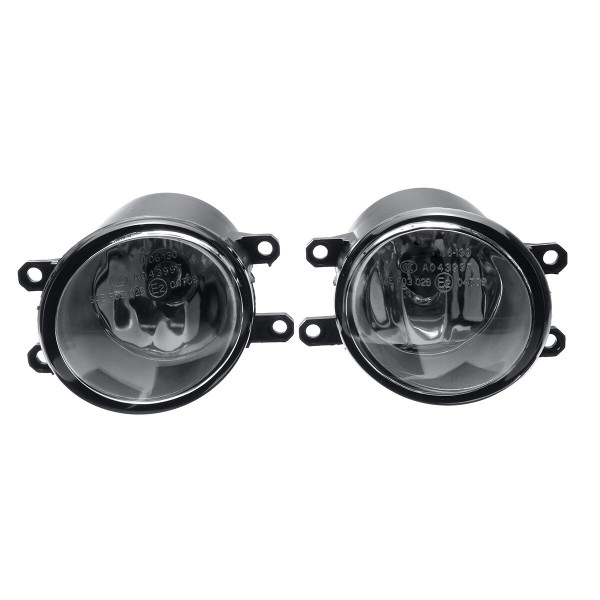 2Pcs Car Front Bumper Fog Light Lamp With H11 Bulb Universal For Toyota 2006-2019