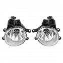 2Pcs Car Front Bumper Fog Light Lamps With Harness Wiring For Toyota Hilux RM70 M80 2015-2018
