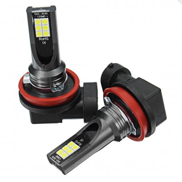2Pcs Car LED Fog Lights Brake Turn signal Lamp Bulb H1 H4 H7 H8/H11 9005/9006 1156 1157 7440 7443